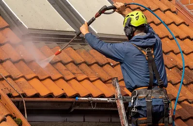 Démoussage et hydrofuge de toiture à Molinchart